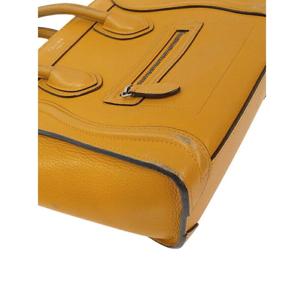 Celine Shopper Leather Shoulder Bag - Picture 4 of 9